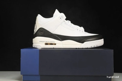 Hyperoad WHITE 3 AIR FRAGMENT JORDAN BLACK 0907